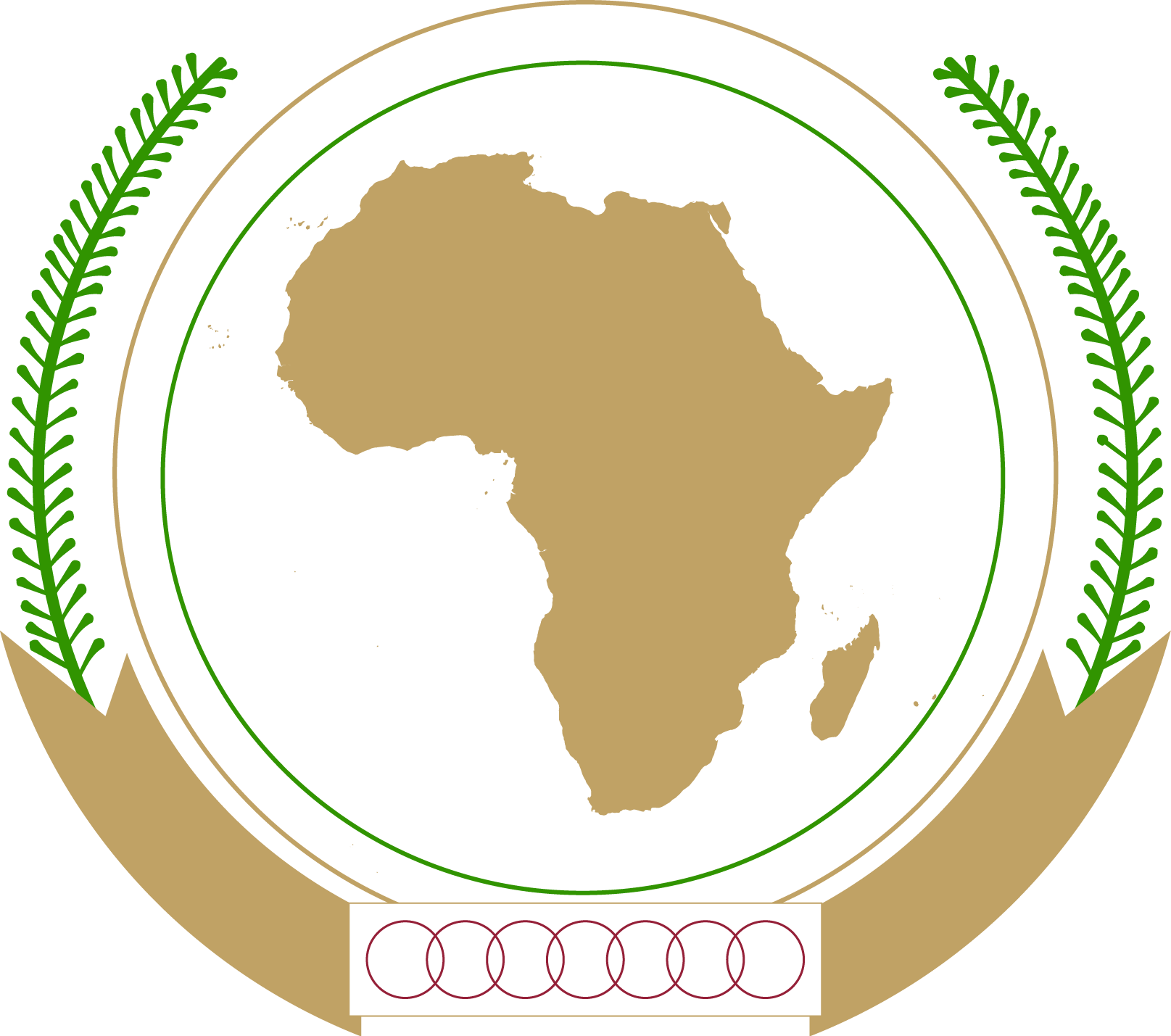 AU   African Union Logo and Flag png