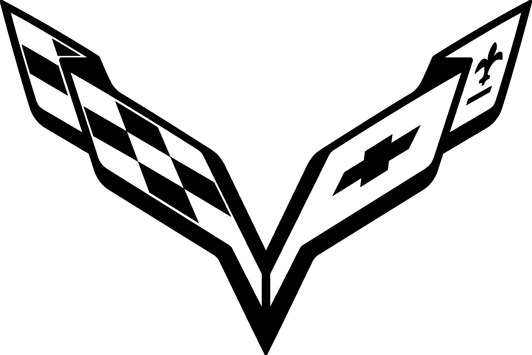Corvette Logo [Chevrolet] png