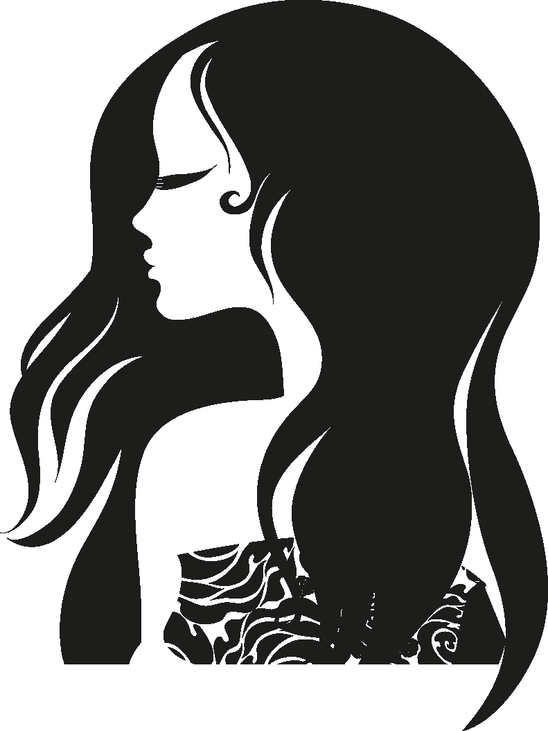 Female Head Silhouettes Download Vector