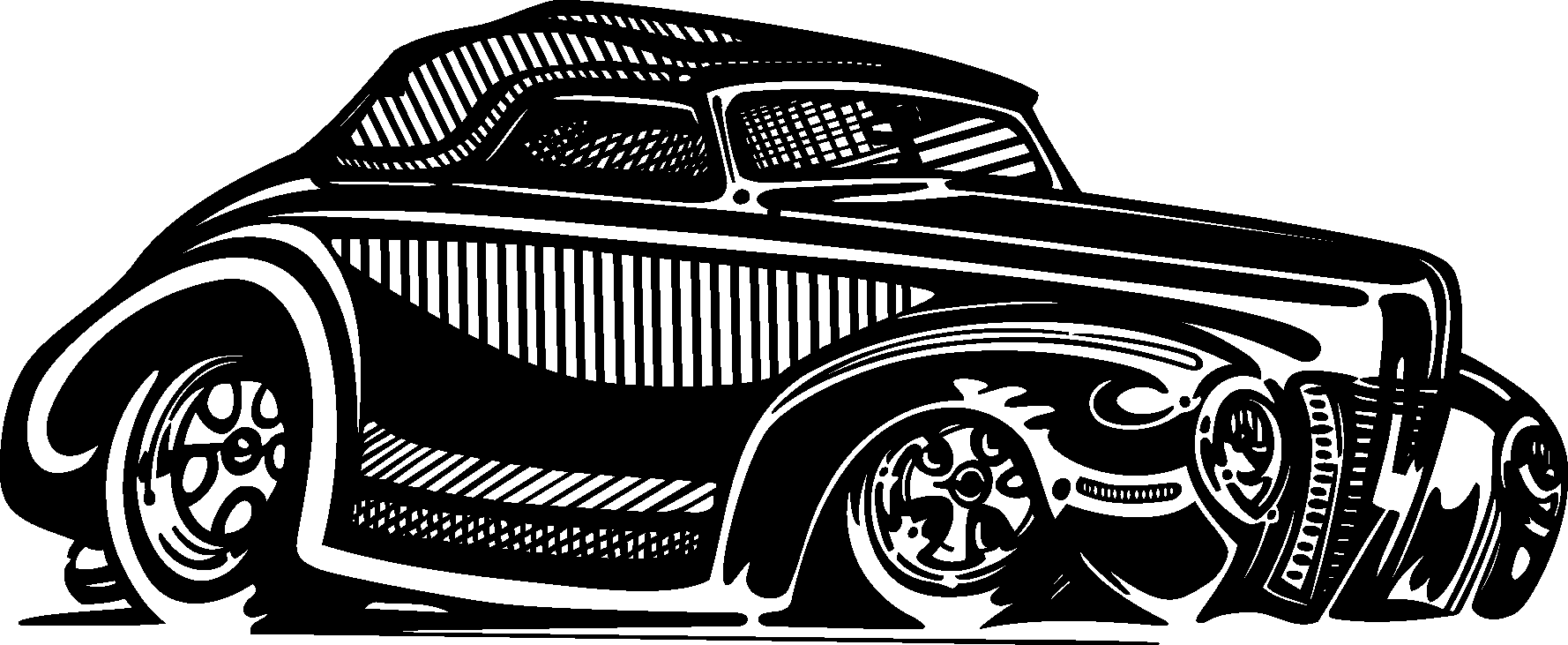 Transport, Classic Cars Silhouettes png