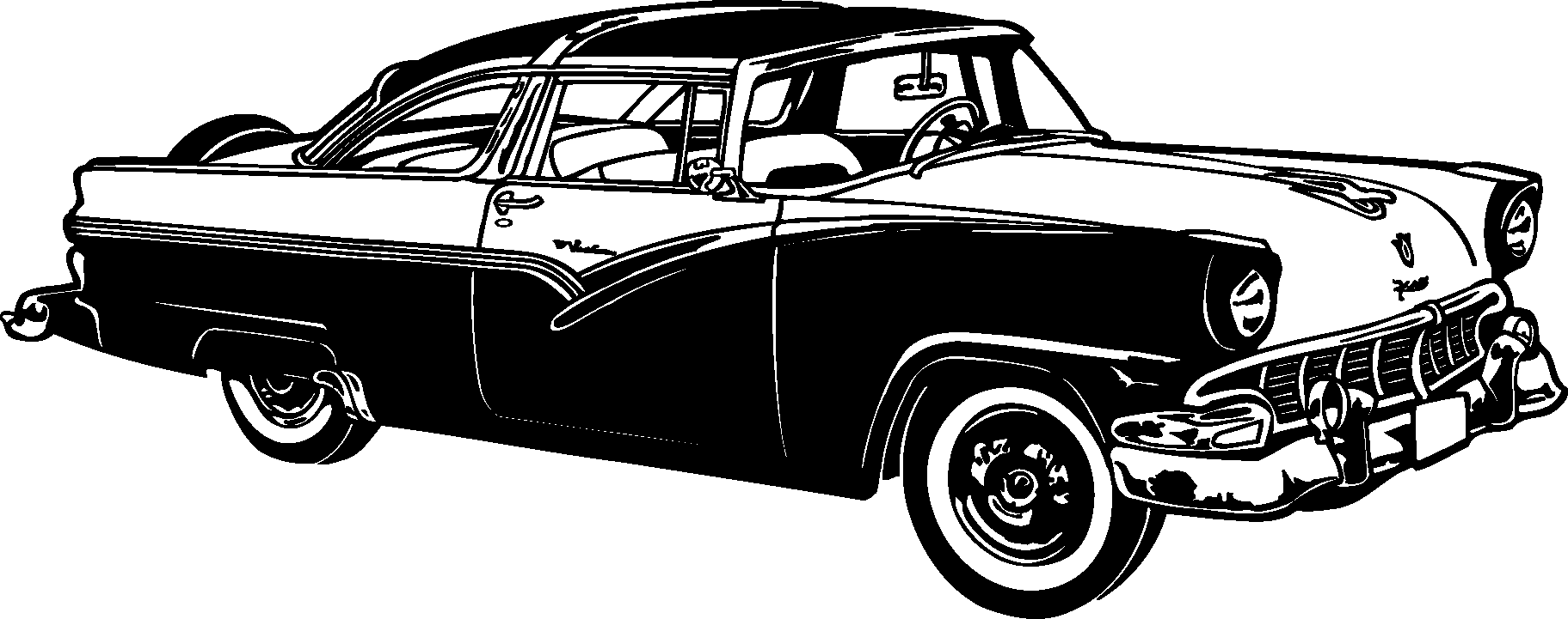 Transport, Classic Cars Silhouettes png