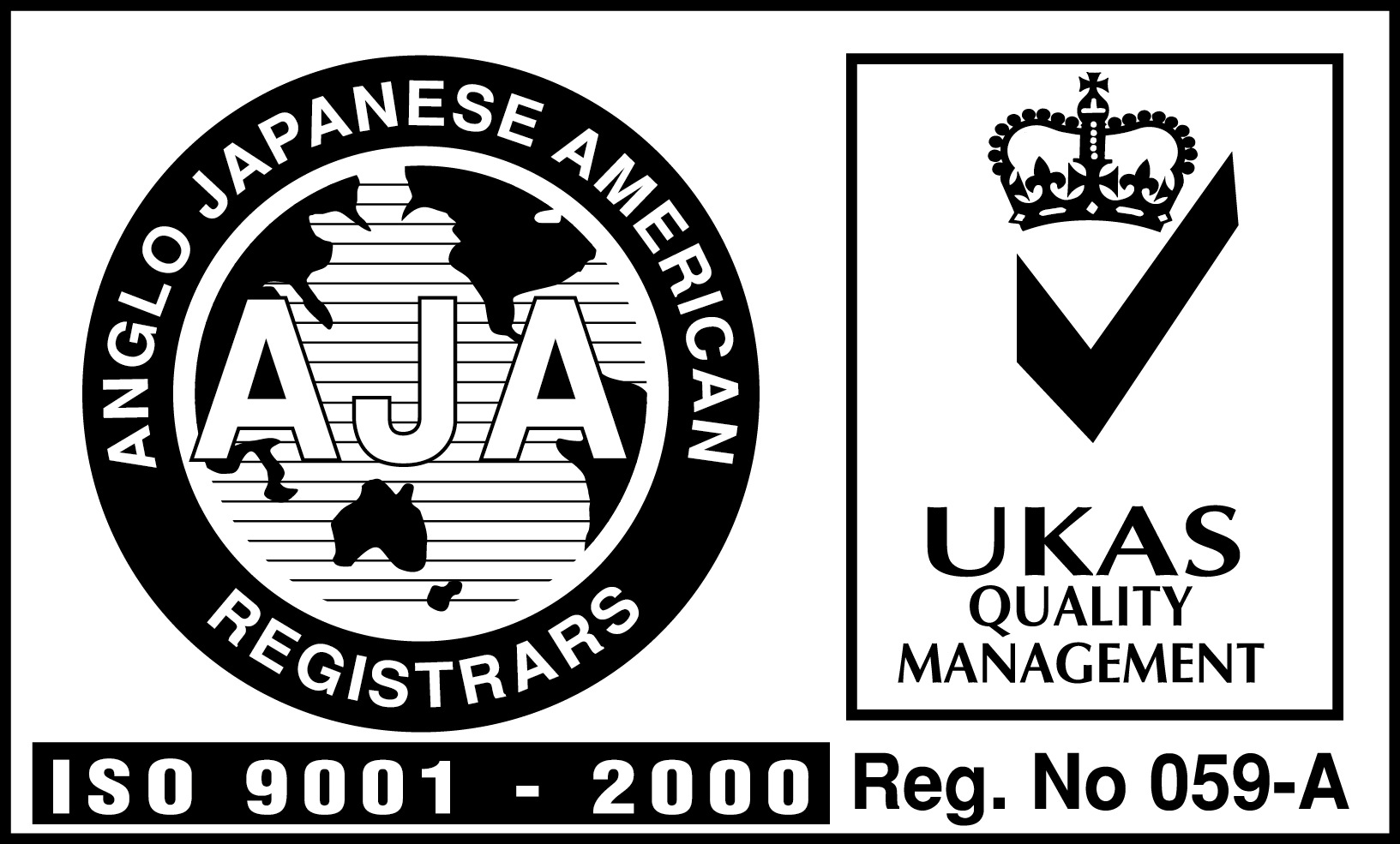 ISO 9001 2000 Logo [AJA UKAS] png