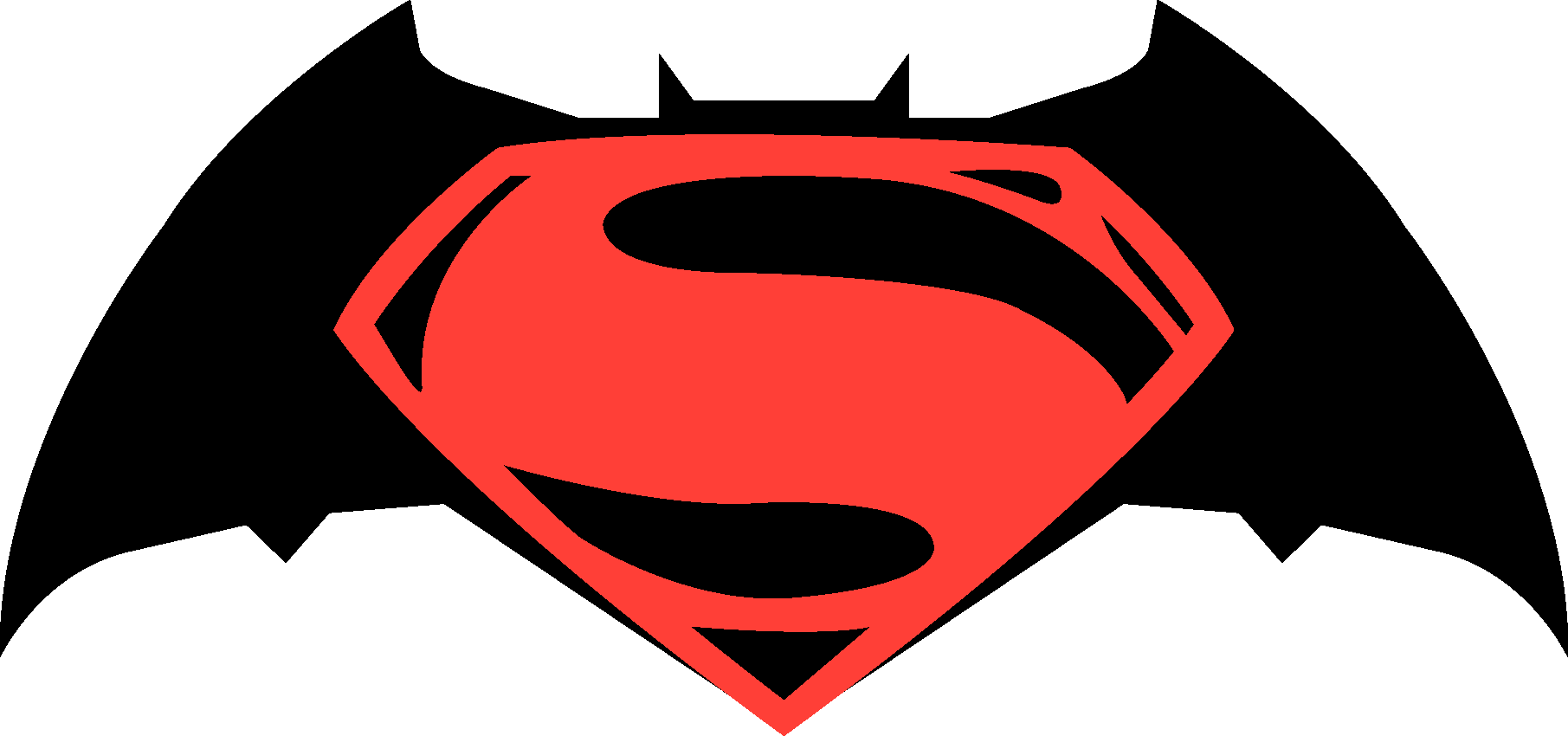 Batman vs Superman Logo png