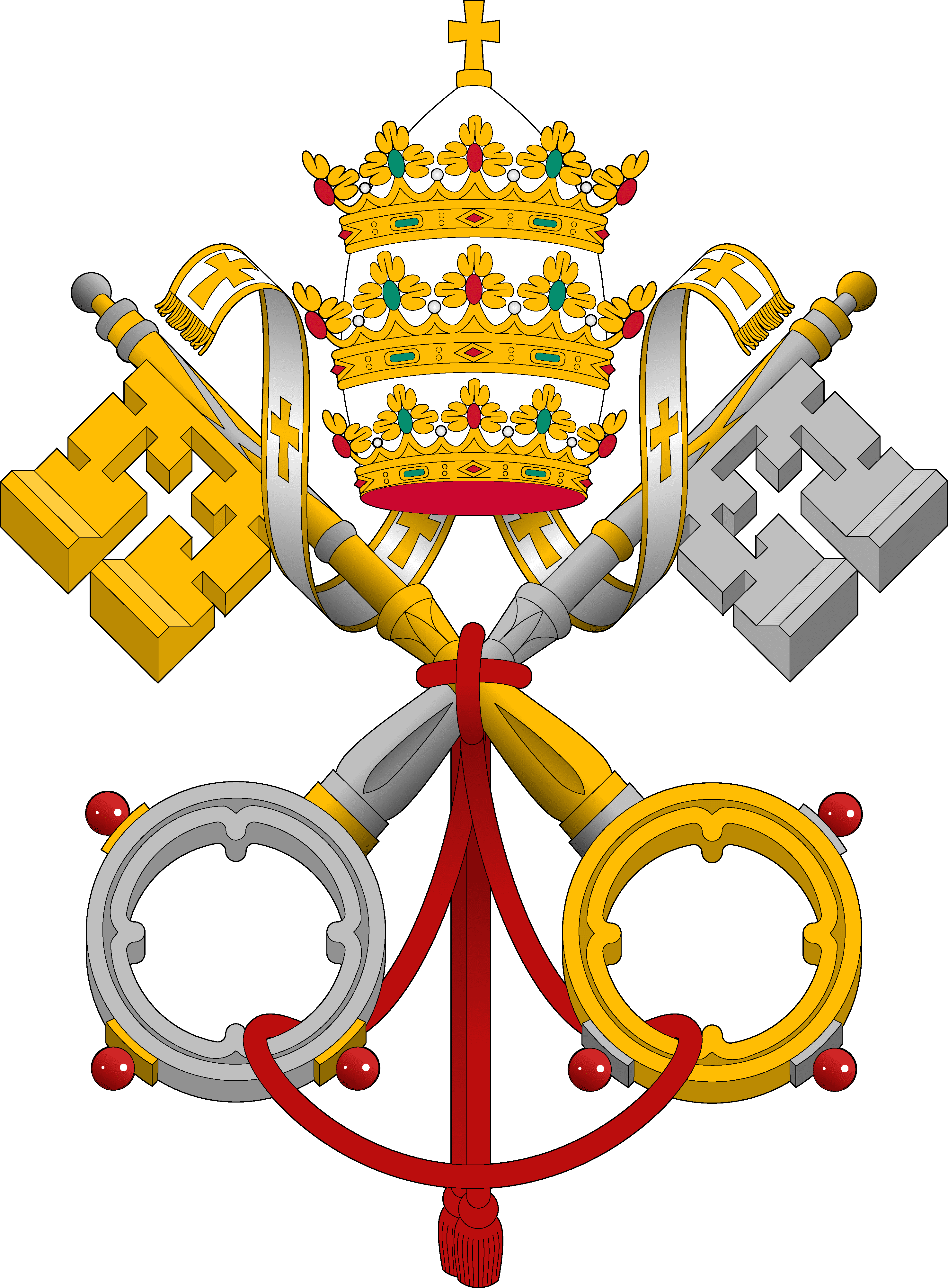 Vatican City Flag&Arm&Emblem png