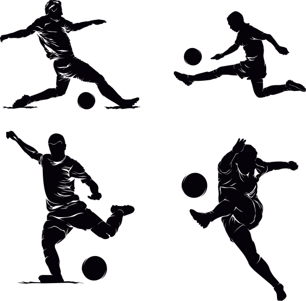 Football Silhouette 01 png