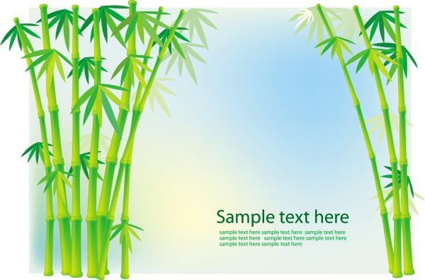 Bamboo and Grass Plant Vector 03 png