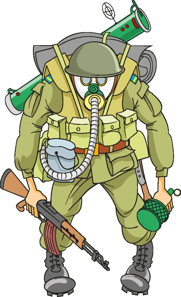 Cartoon Soldier Vectors 01 Download Vector