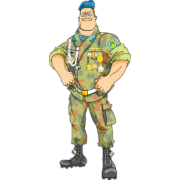 Cartoon Soldier Vectors 01