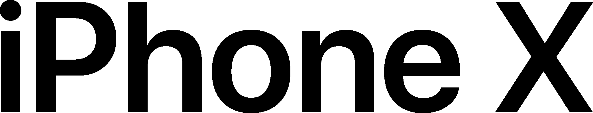 iPhone X Logo png