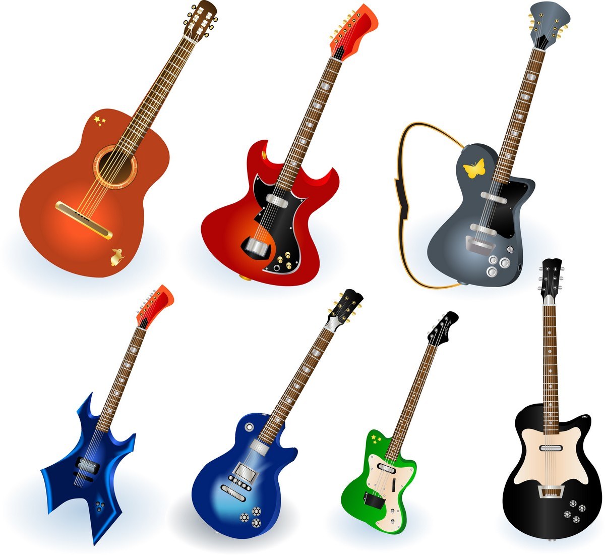 Musical Instruments Elements 01 png
