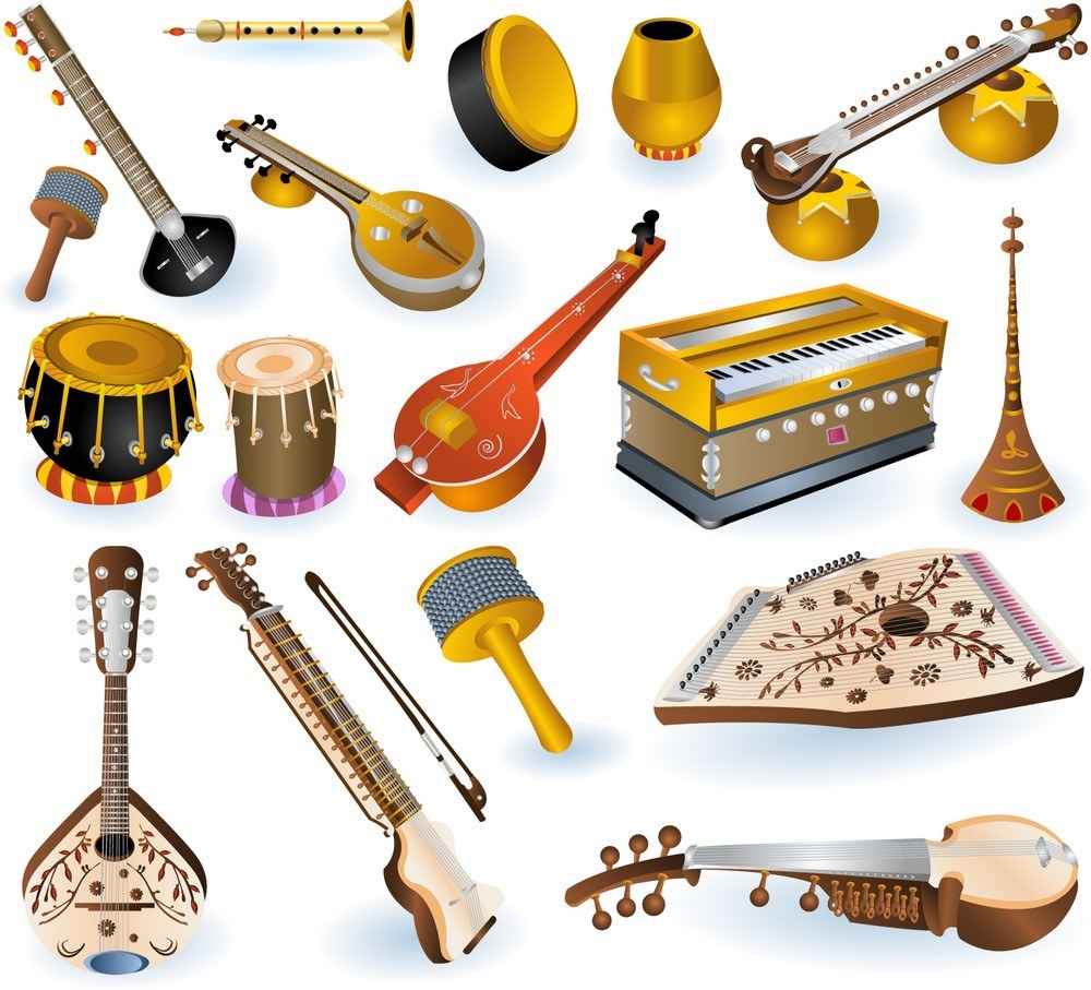 Indian Musical Instruments png