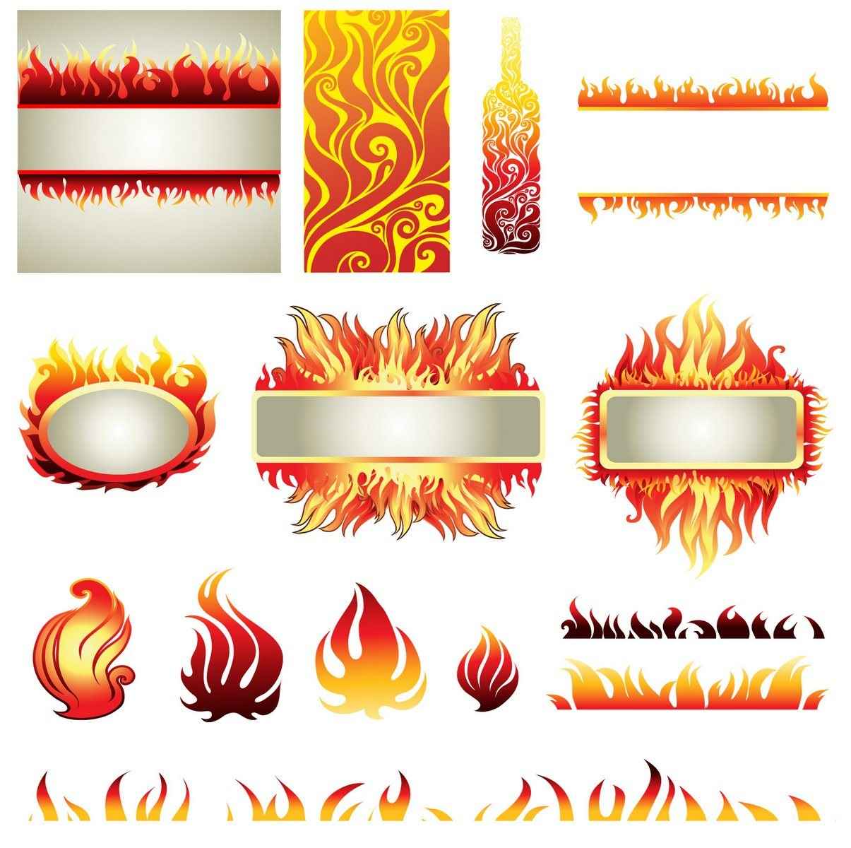 Flame, Fire 06 png
