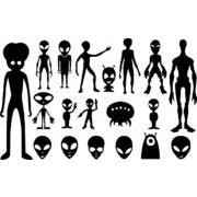 Aliens silhouette