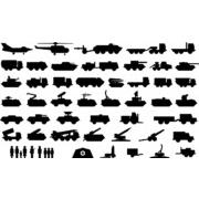 Army vehicle icons