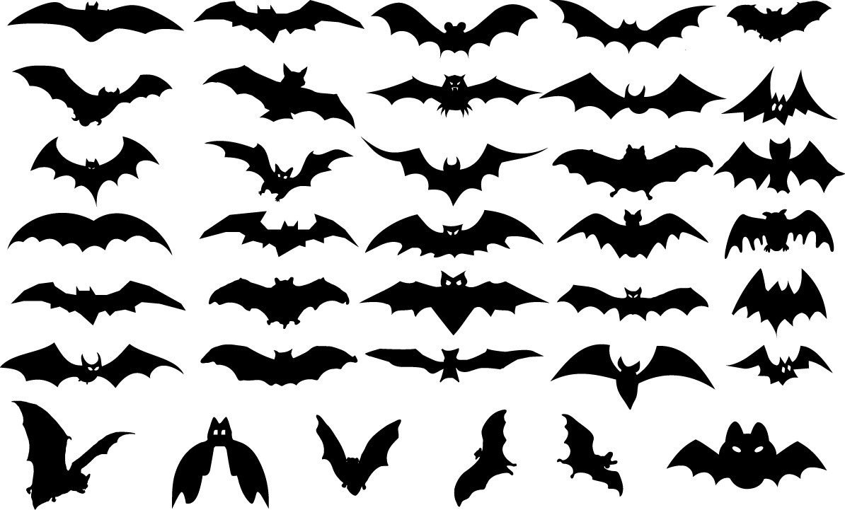 Bat silhouette png