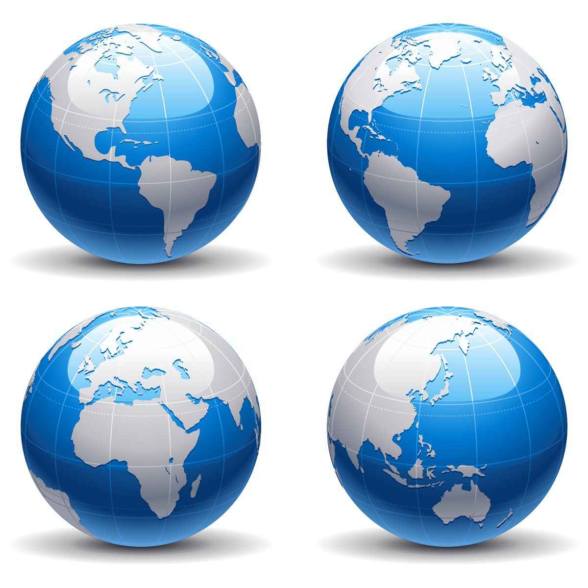 Blue earth globe png