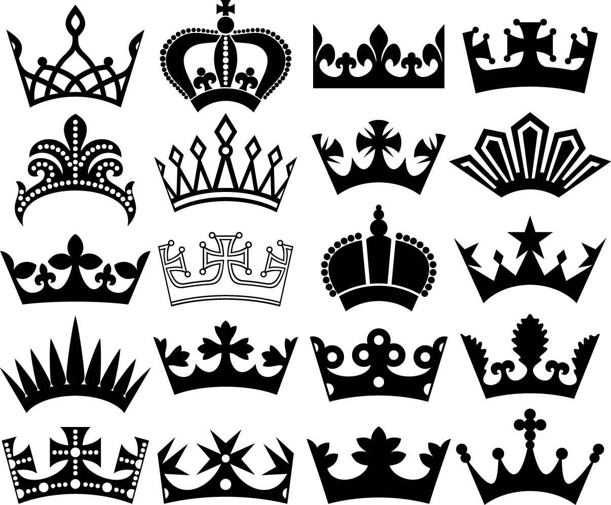 Crowns silhouette (29671) png