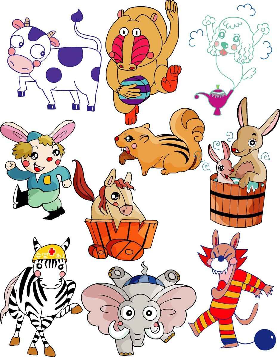 Cute cartoon animal series (298039 png