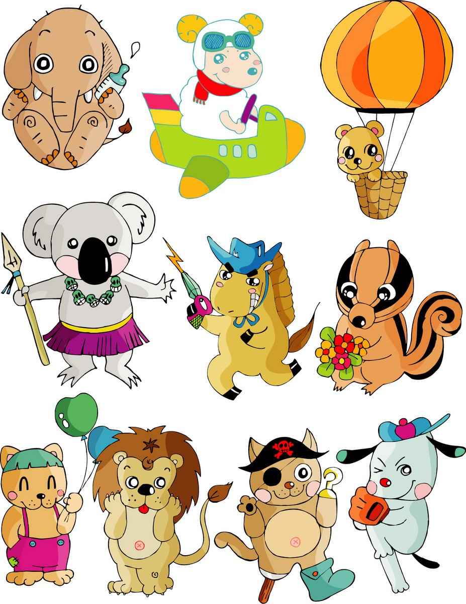 Cute cartoon animal series (29809) png