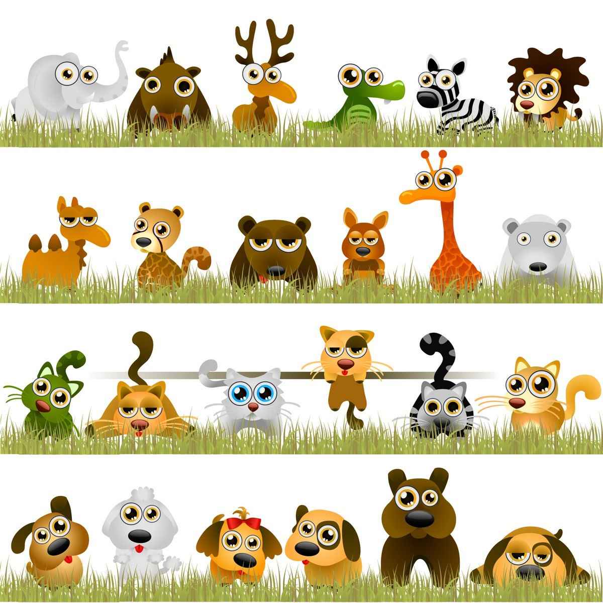 Funny little animals png