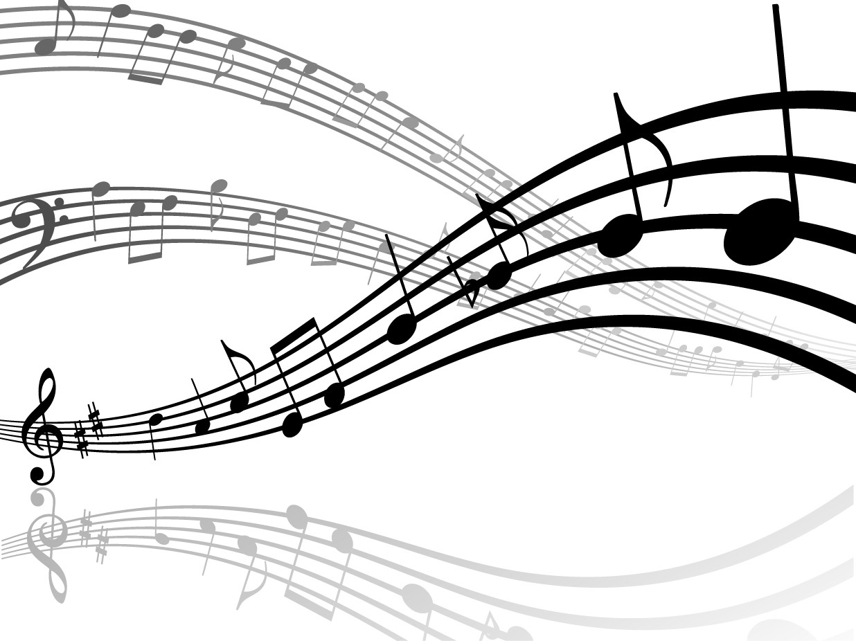 Music notes background png