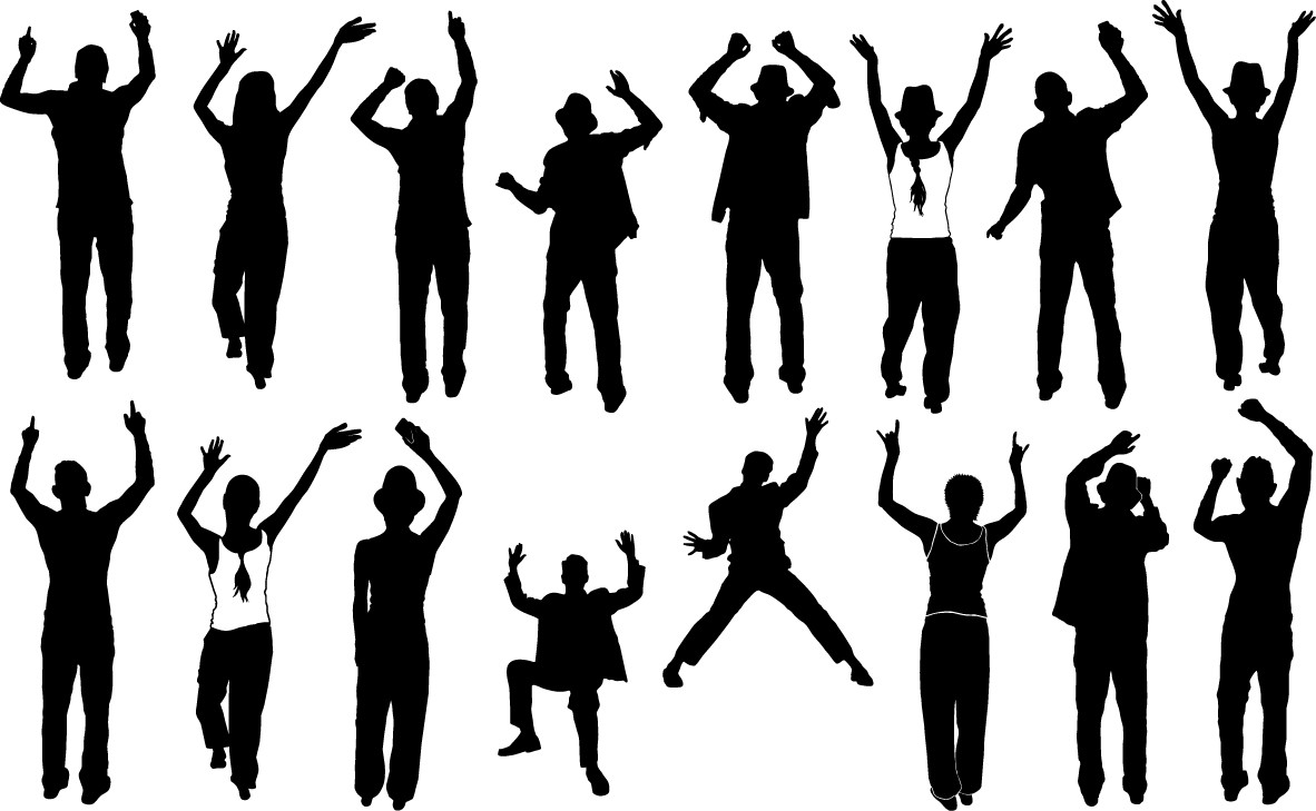 Party people silhouette png