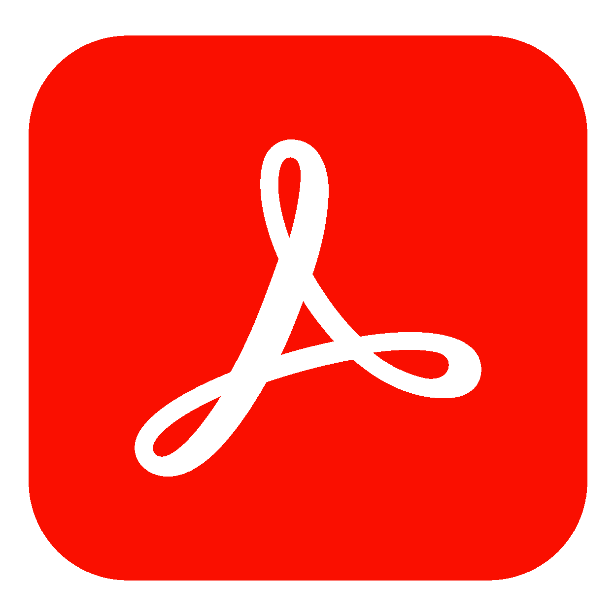 Adobe Acrobat Logo   Adobe Reader png