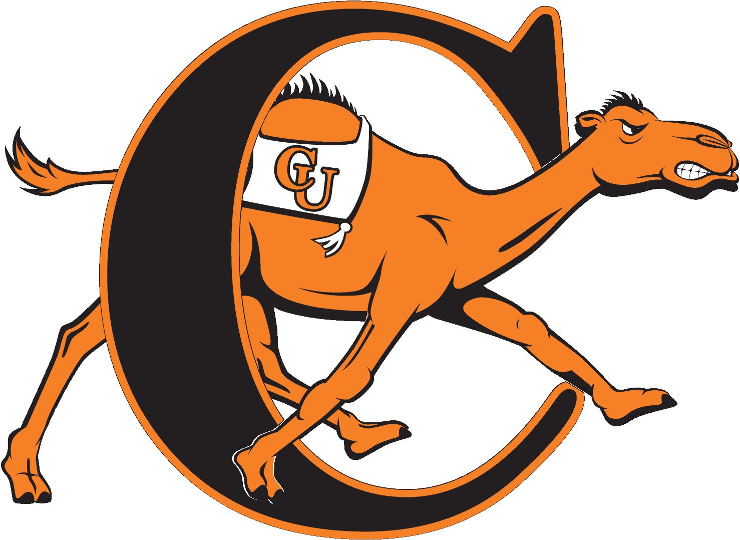 Campbell Fighting Camels Logo (Lady Camels) png
