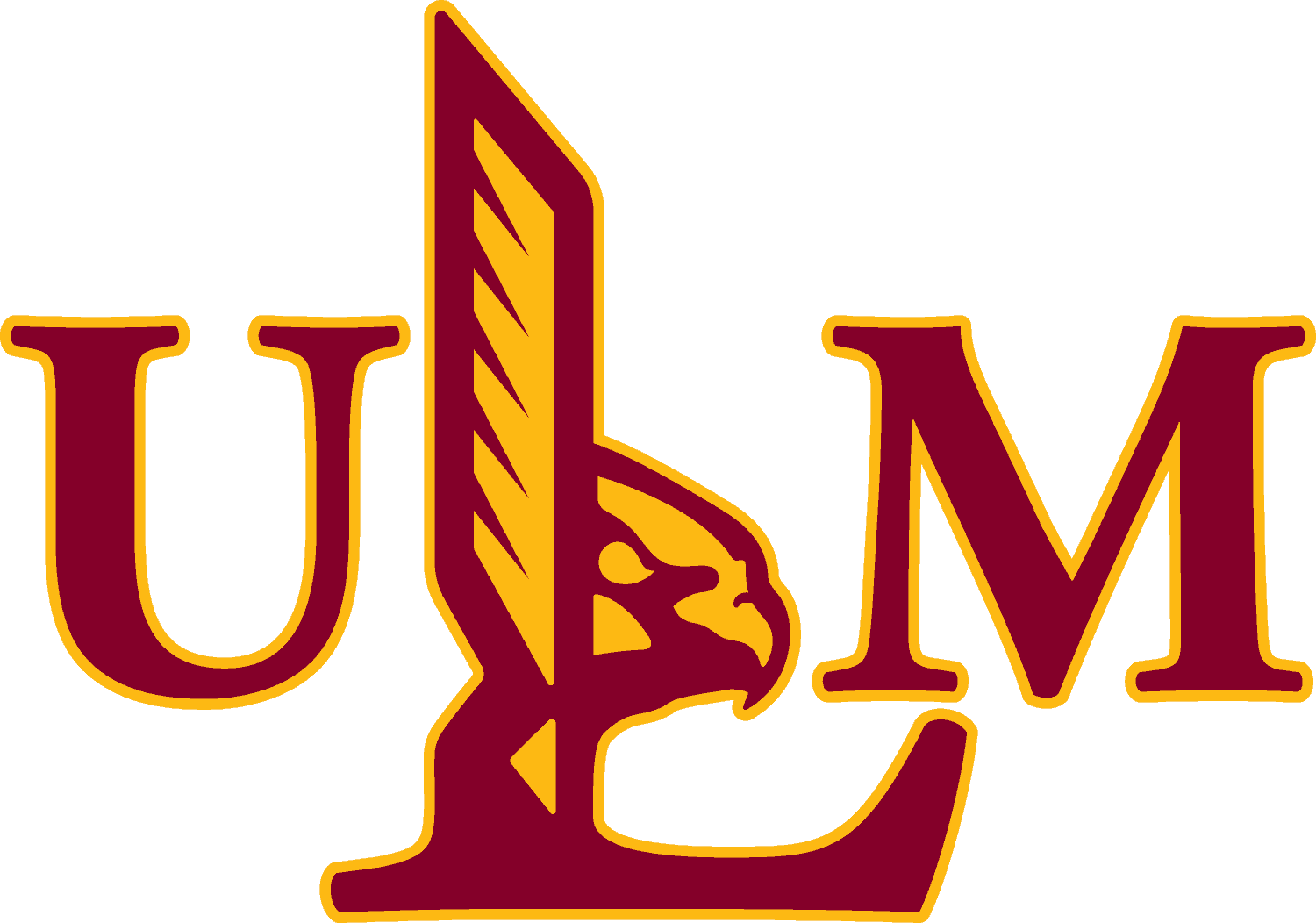Louisiana Monroe Warhawks Logo (ULM Warhawks) png