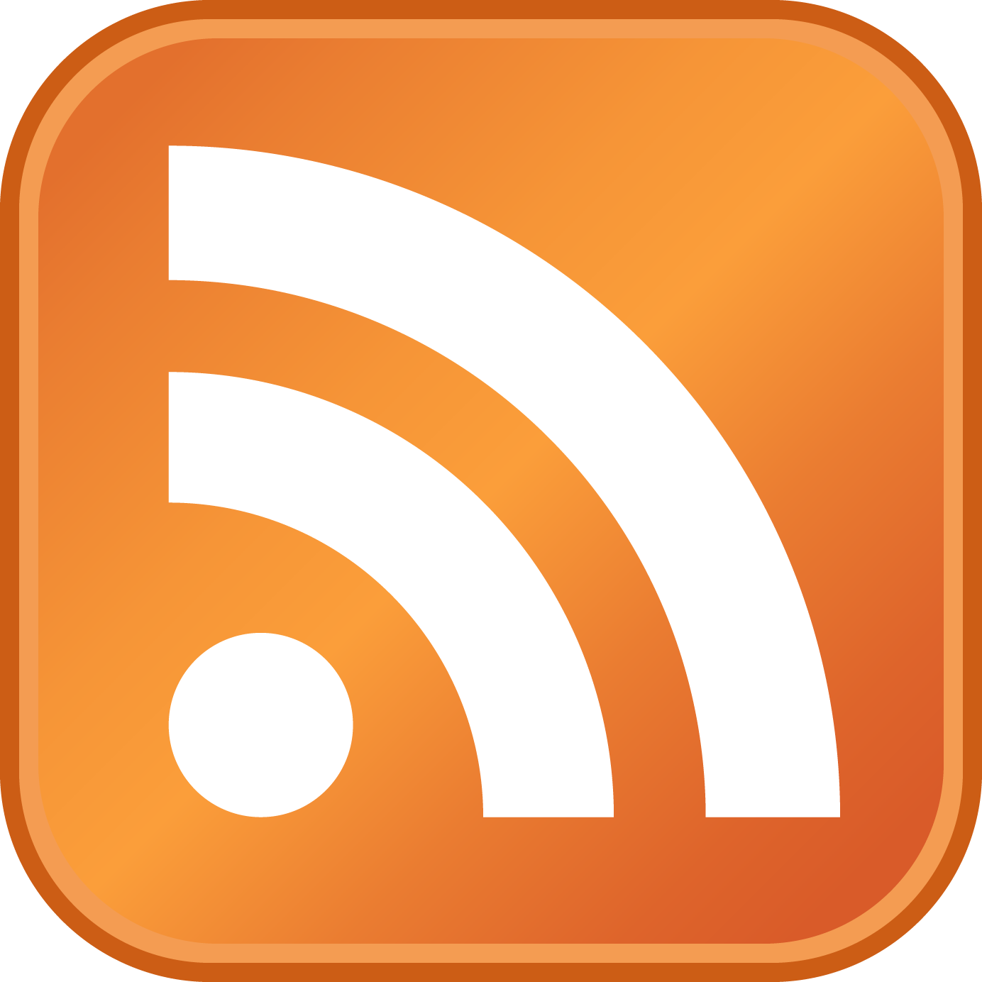 RSS Logo (Really Simple Syndication) png