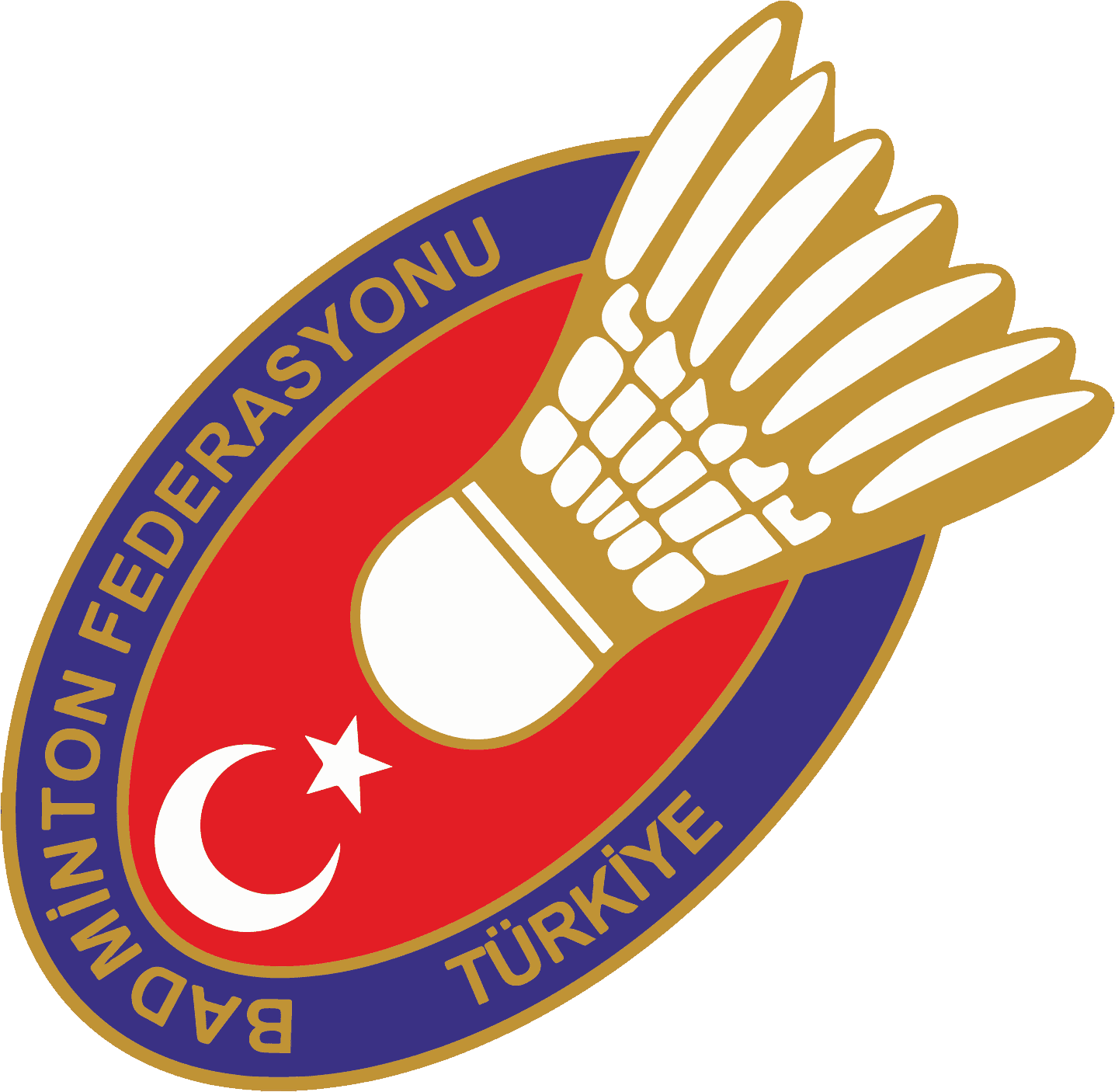 Türkiye Badminton Federasyonu Logo (TBF) png