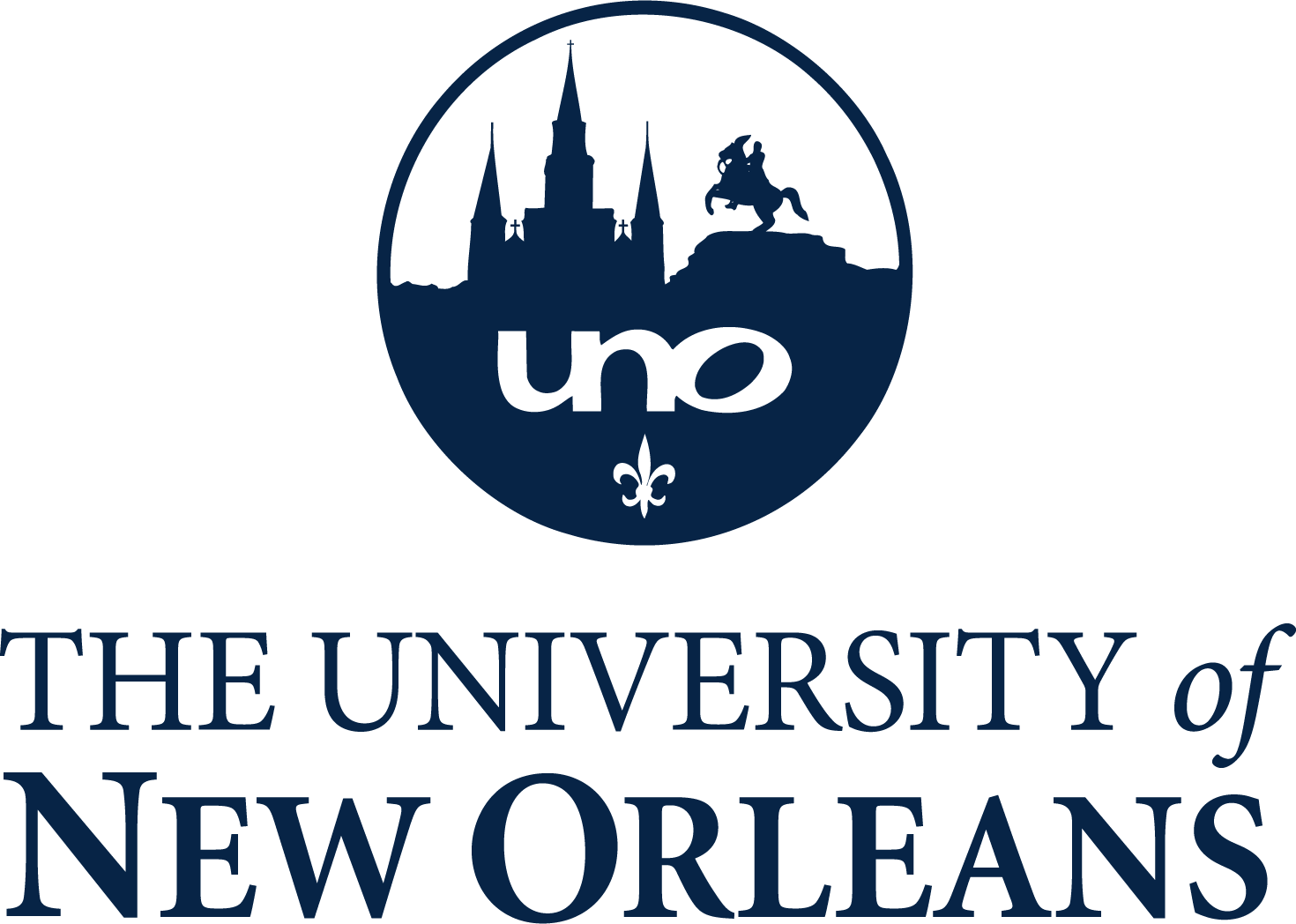 University of New Orleans Logo (UNO) png