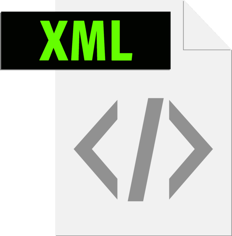 XML Logo (Extensible Markup Language) Download Vector