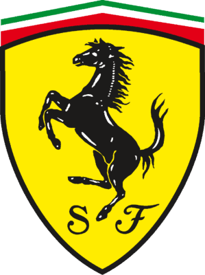 Ferrari Emblem and Logo png