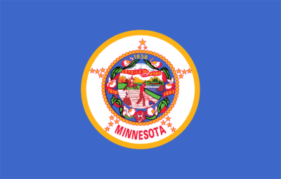 Minnesota State Flag and Seal png