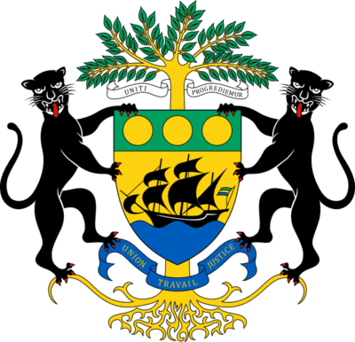 Gabon Flag and Emblem png
