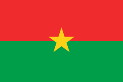 Burkina Faso Flag and Emblem png