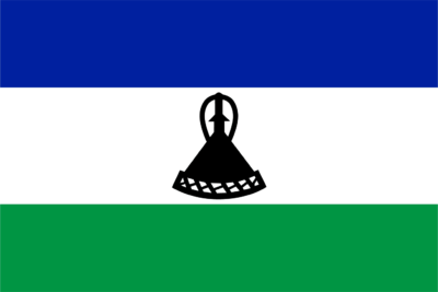 Lesotho Flag and Emblem png