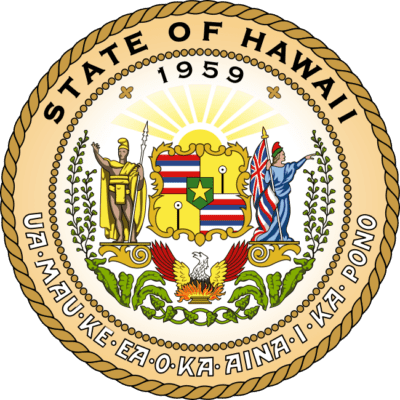 Hawaii State Flag and Seal png