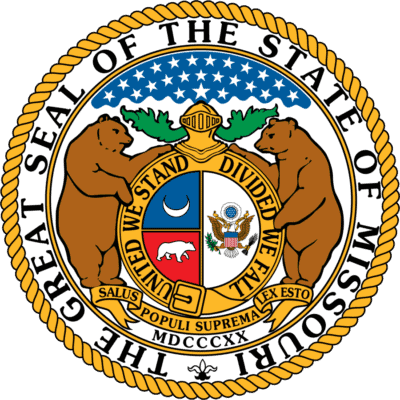 Missouri State Flag and Seal png