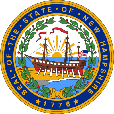 New Hampshire State Flag and Seal png