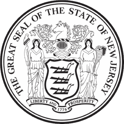 New Jersey State Flag and Seal png