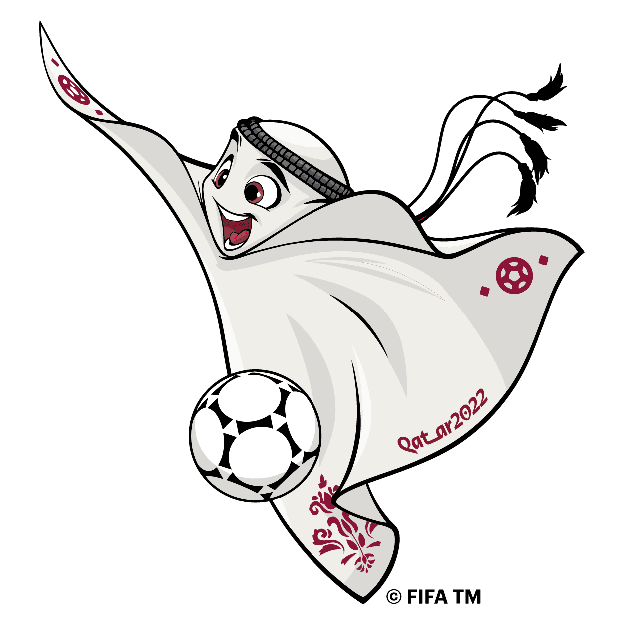 FIFA World Cup 2022 Mascot La eeb Logo PNG Logo Vector Brand 